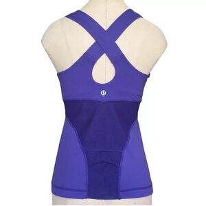 Lululemon Swift crossback tank top purple size 8 top
